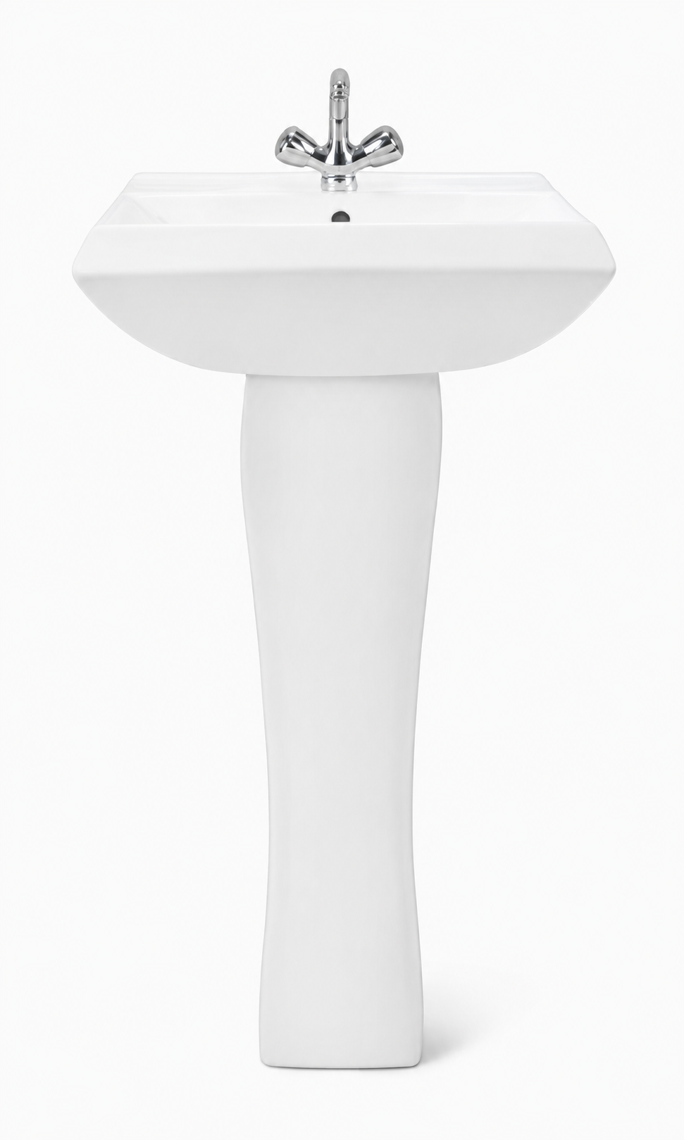 ARTICKK Copper 16x18 Set Basin With Pedestal